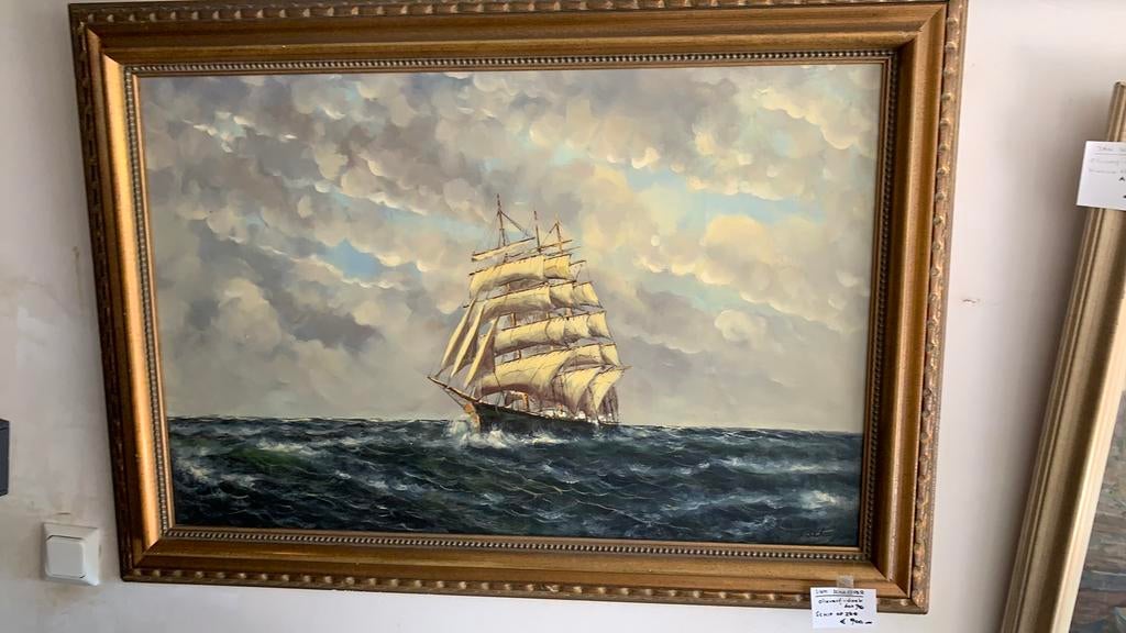 Schilderij siem schaeffer, Antiek en Kunst, Ophalen