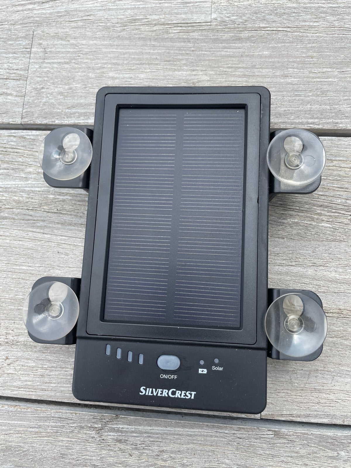 SilverCrest Powerbank met Zonnepaneel - 5000mAh, Ophalen of Verzenden, Gebruikt