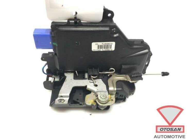 vw golf v 5 deurslot slotmechaniek links achter 7l0839015, Gebruikt, Volkswagen, Volkswagen AG, Achter