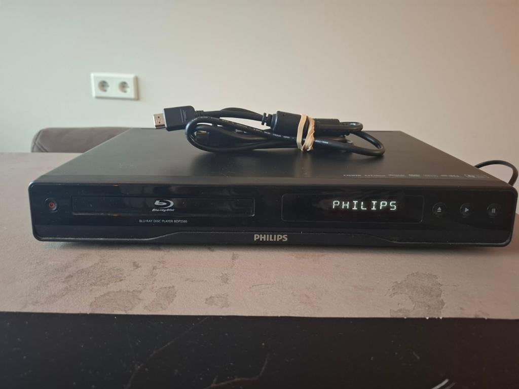 Philips Blu-ray speler BDP2500 met HDMI kabel, Ophalen of Verzenden, Gebruikt, Philips