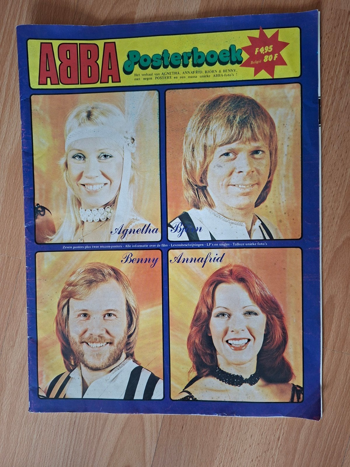 ABBA  groot  posterboek, Ophalen of Verzenden, Poster, Artwork of Schilderij