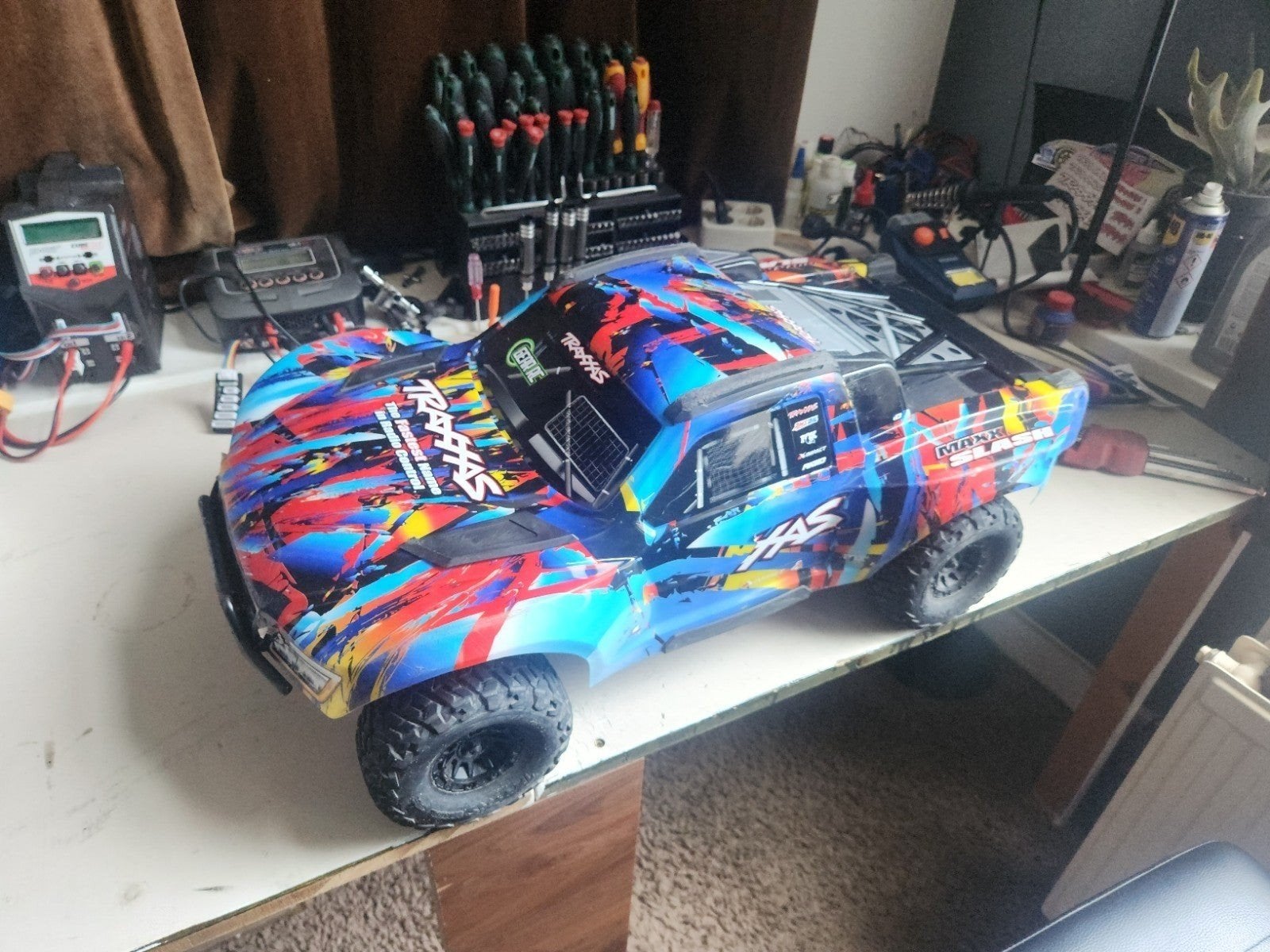 Maxx slash, ruil crawler of rc boot. Of arrma, Auto offroad, Zo goed als nieuw, Schaal 1:8, Ophalen