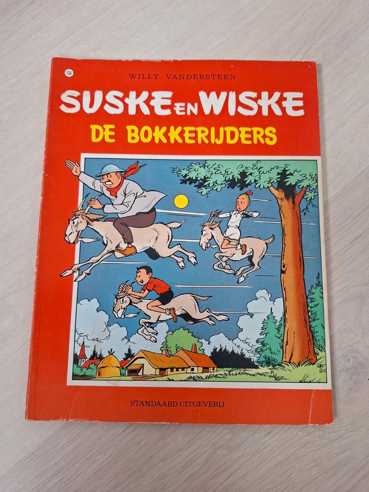 Suske en Wiske - De Bokkerijders (Rode reeks), Eén stripboek, Ophalen of Verzenden, Gelezen, Willy Vandersteen