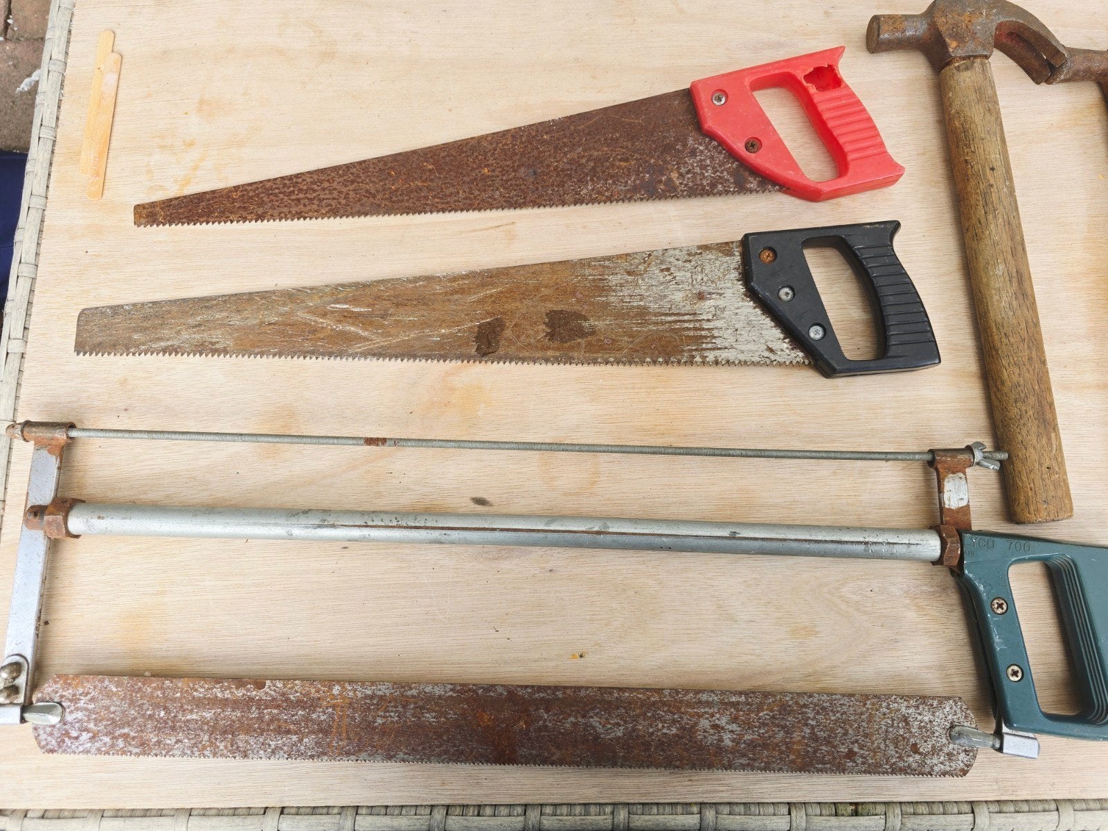 Diverse gereedschapset: zagen, hamers, troffels, Ophalen of Verzenden, Gebruikt, Overige typen