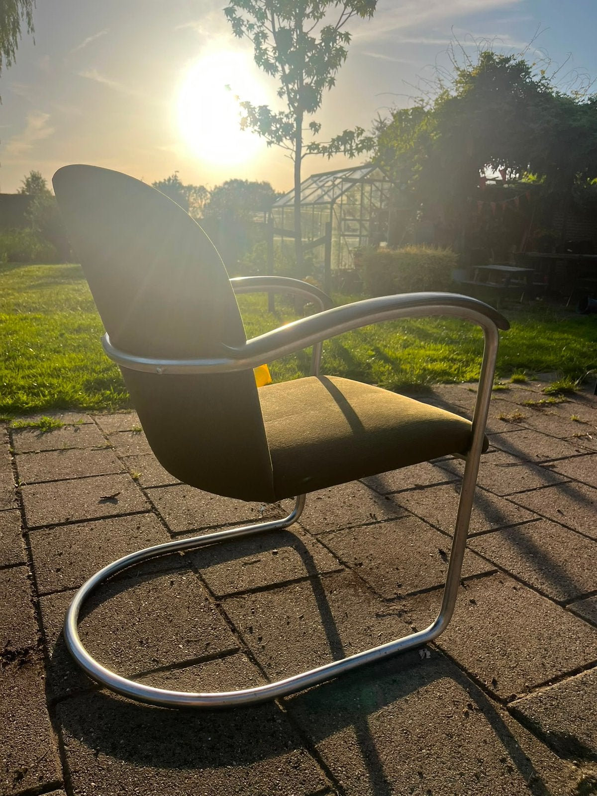 Originele Gispen damesfauteuil type 414 - Design - Vintage, Huis en Inrichting, Fauteuils, Ophalen, Gebruikt
