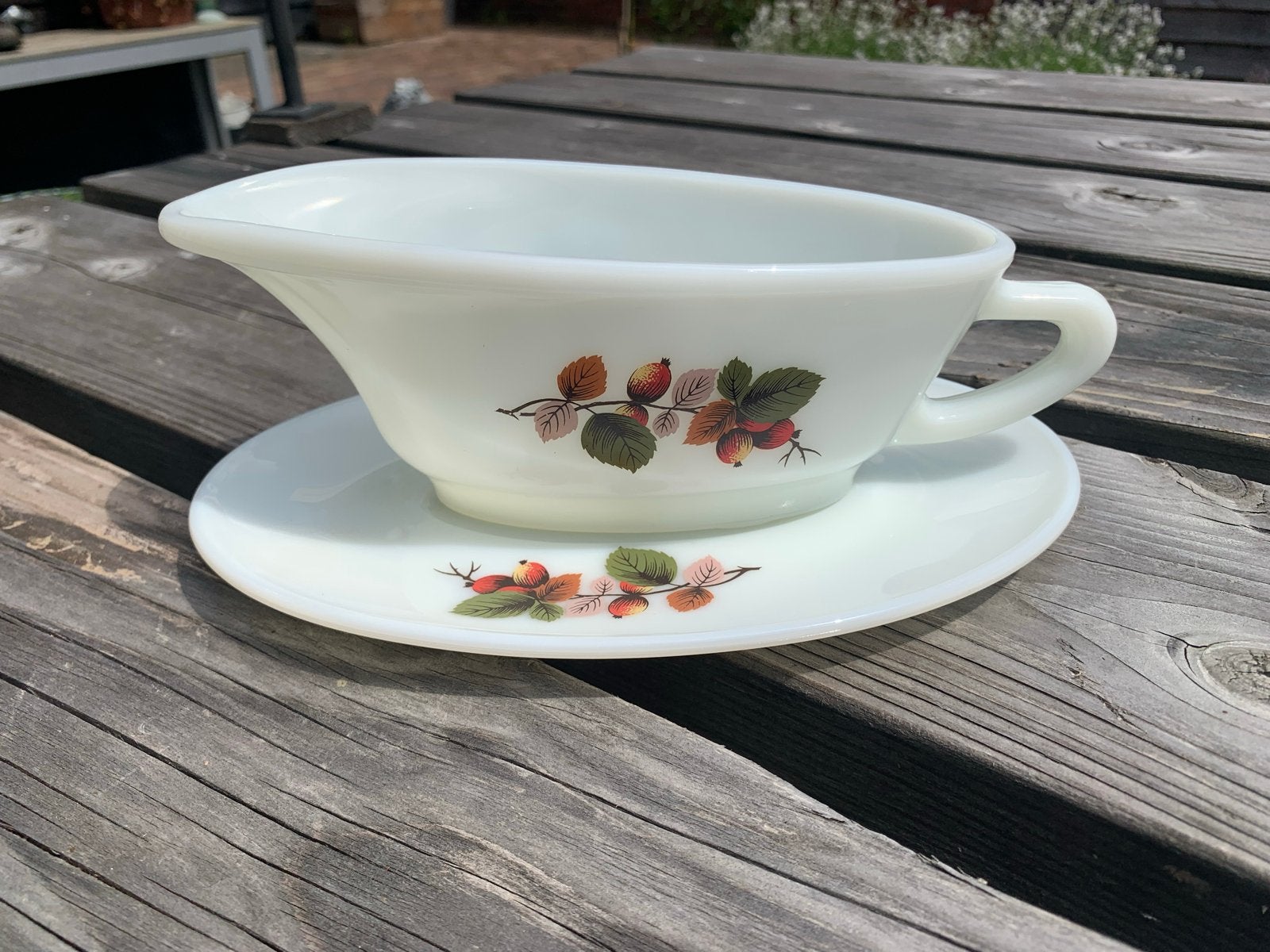 Retro JaJ Sauskom/Juskom met Schotel - Made in England, Ophalen of Verzenden