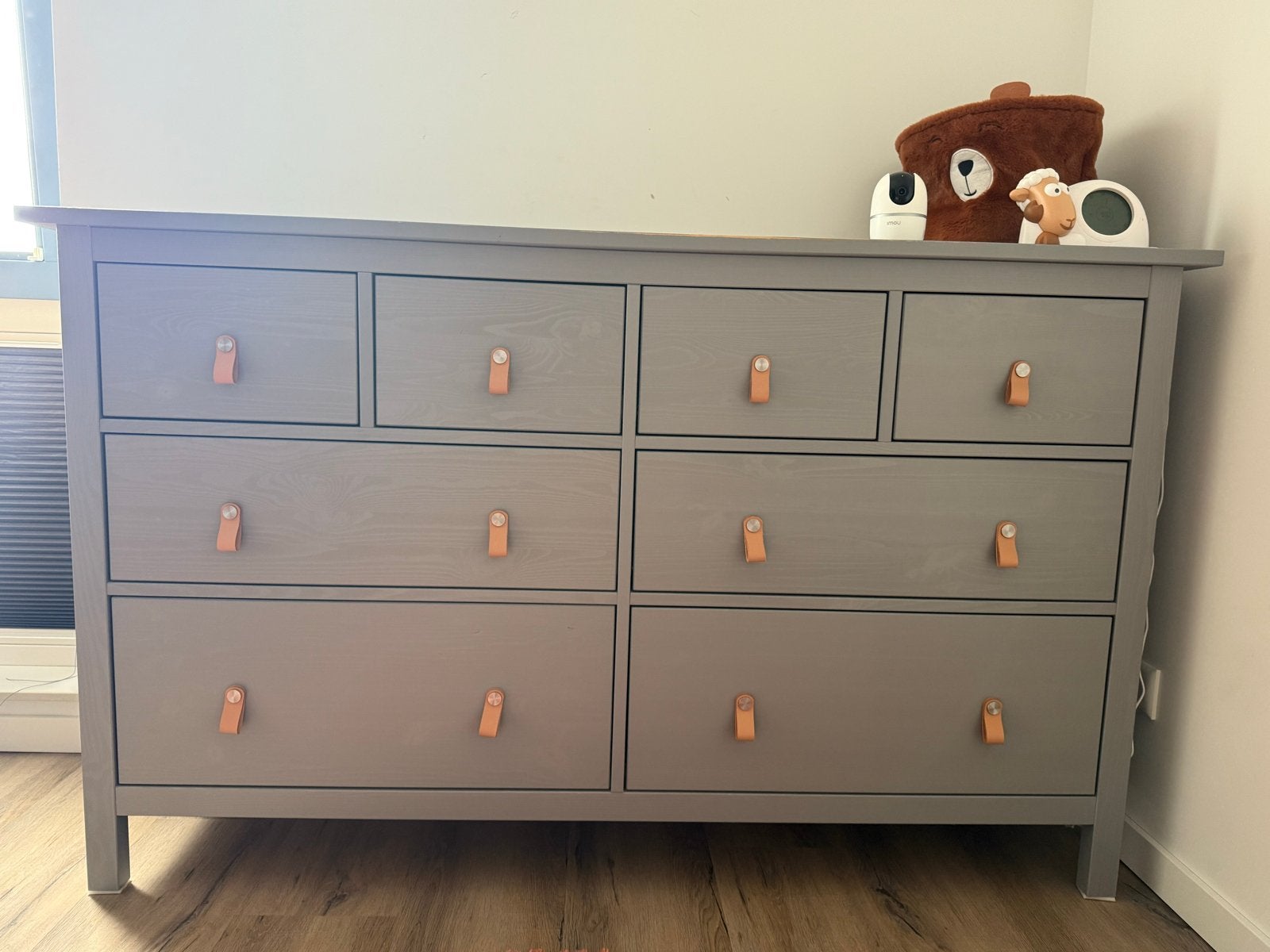 IKEA Hemnes Kast Grijs - Ruime Ladekast, Ophalen, Gebruikt, 5 laden of meer, 150 tot 200 cm