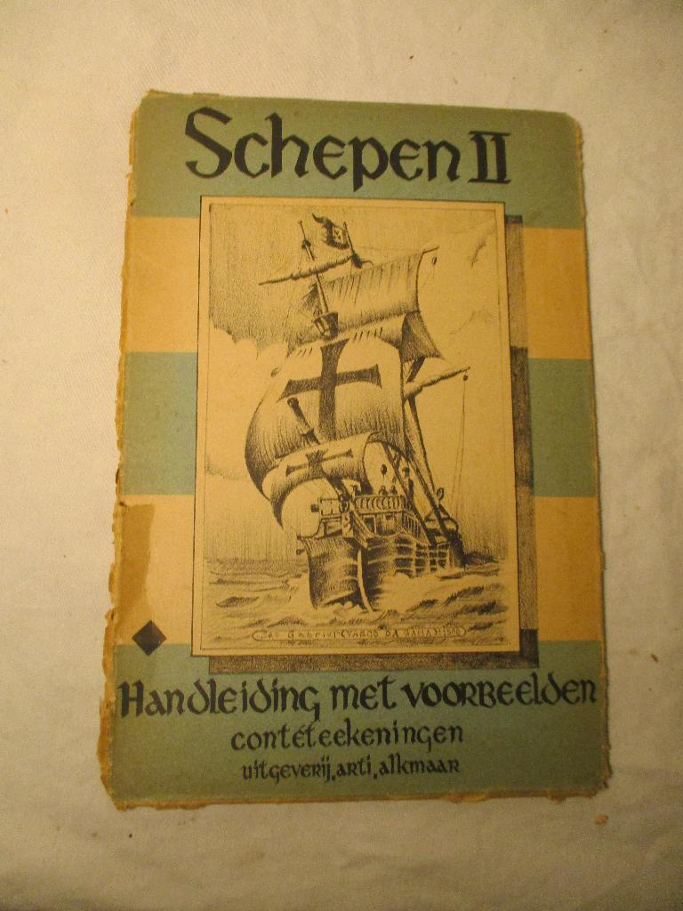 setje potlood tekeningen prints van oude boten, Verzamelen, Ophalen of Verzenden, Gebruikt, Kaart, Foto of Prent
