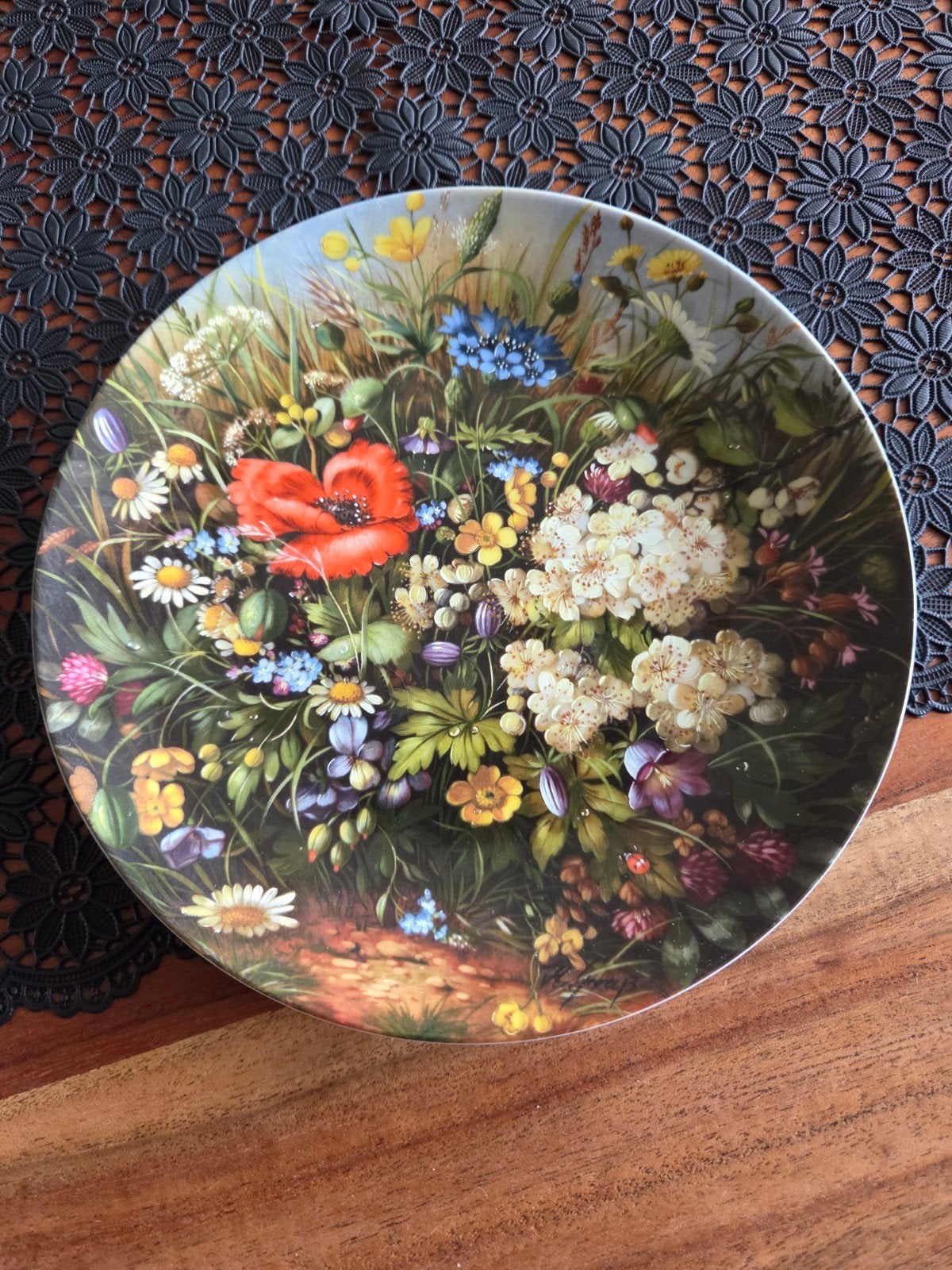 Fürstenberg Wandbord "Am Wegesrand" Wilde Schönheiten, Ophalen
