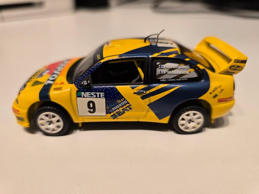 Seat Cordoba wrc nr 9 1/43, Ophalen of Verzenden, Gebruikt, Auto, Overige merken