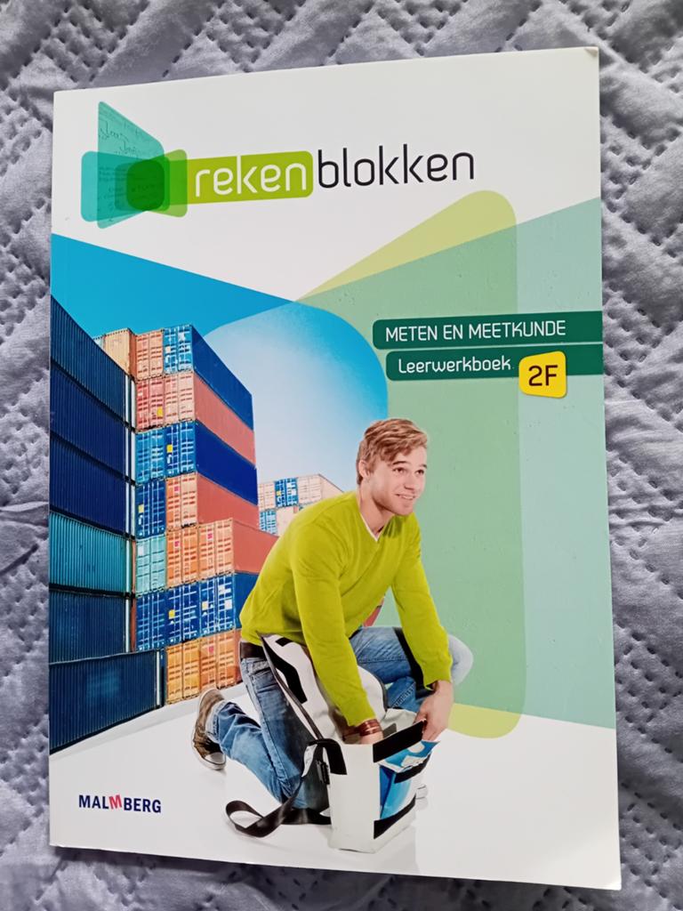 Rekenblokken 2F Malmberg - Meten en Meetkunde Leerwerkboek, Overige vakken, Ophalen of Verzenden, Zo goed als nieuw, F. Malmberg