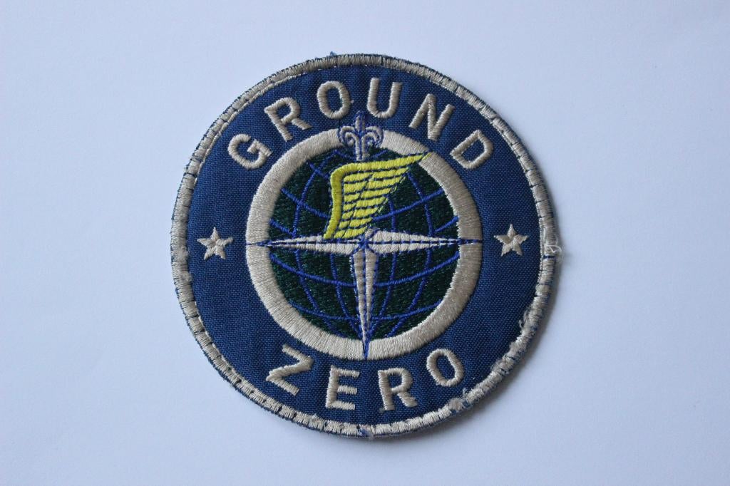 patch nato  ground zero, Verzenden, Zo goed als nieuw, Patch, Badge of Embleem