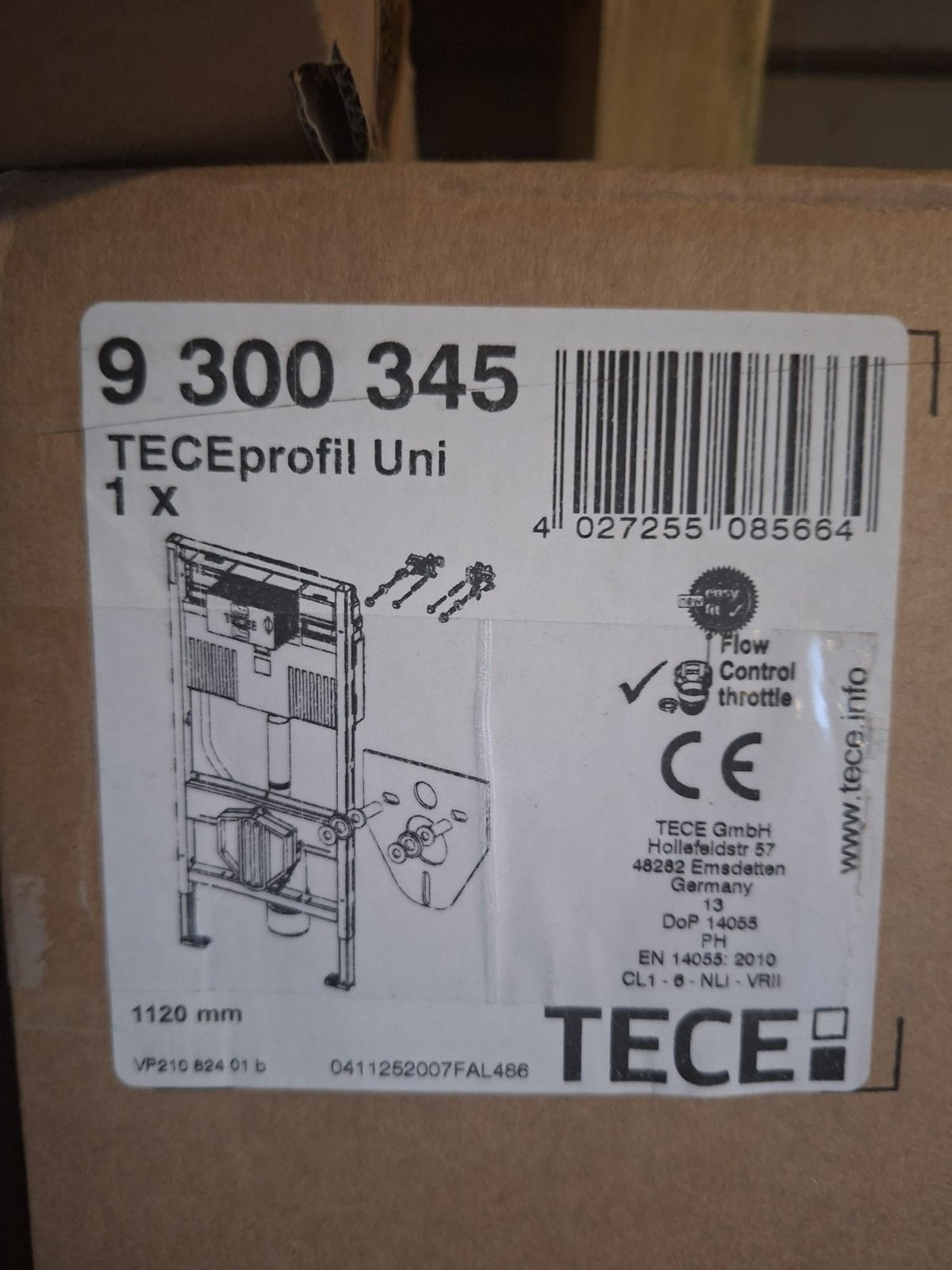 TECE Inbouwreservoir set met drukplaat - Nieuw in doos, Ophalen, Nieuw, Toilet