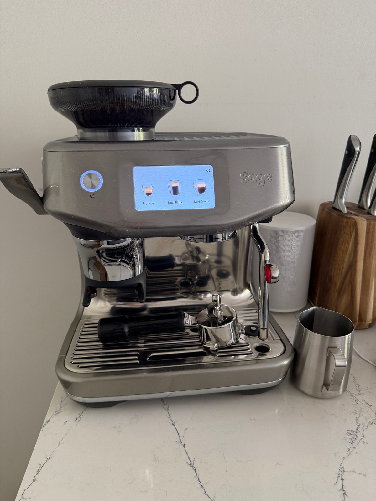 Foto 3 van Sage Barista Touch Impress Cold Steel - Zo goed als nieuw