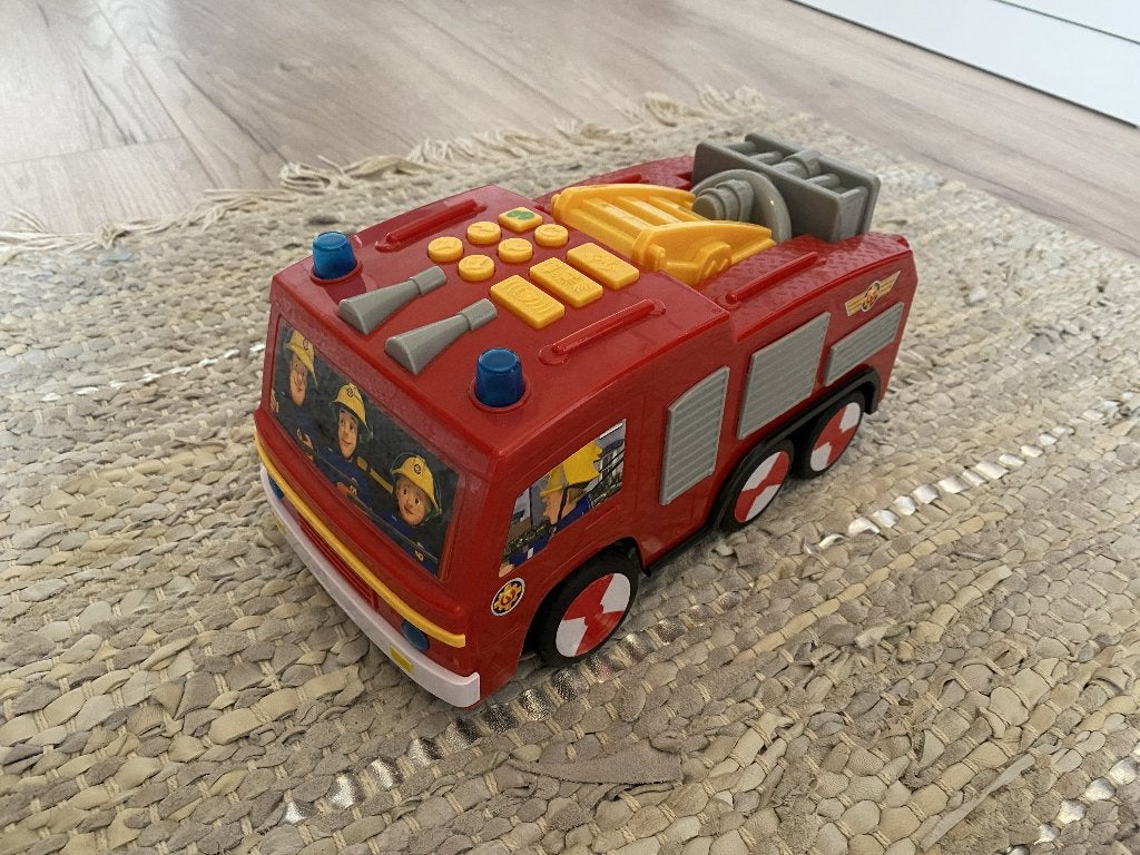Brandweerman Sam brandweerwagen te koop, Ophalen of Verzenden, Zo goed als nieuw