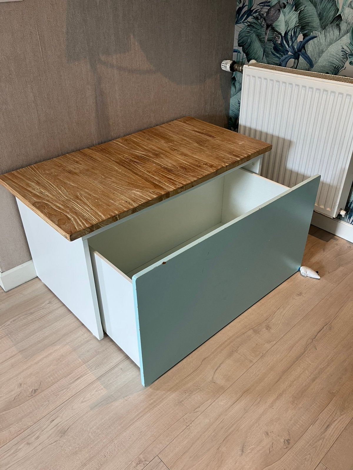 IKEA SMÅSTAD speelgoedkist met plank, Ophalen, Gebruikt