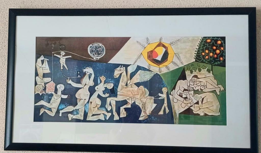 Ingelijste poster: Guernica van Pablo Picasso, Ophalen of Verzenden