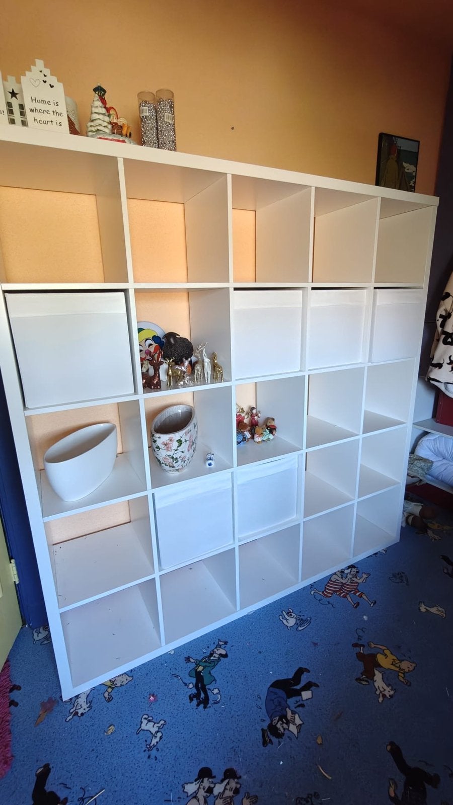 IKEA Kallax kast 5x5 (25 vakken) - Wit, Ophalen, Gebruikt