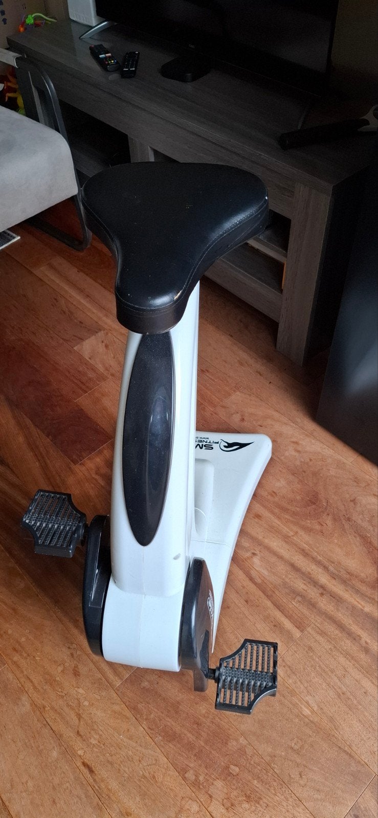 Compacte hometrainer - Smooth Fitness, Sport en Fitness, Ophalen, Kunststof, Gebruikt, Benen
