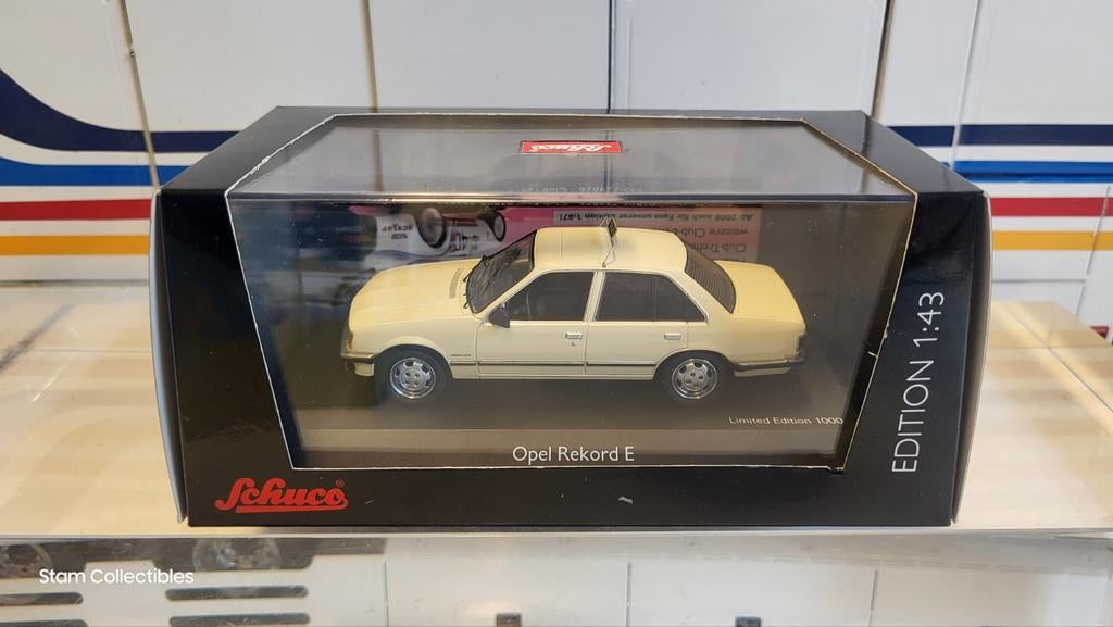 Schuco Opel Rekord E Taxi, Auto, Ophalen of Verzenden, Zo goed als nieuw, Schuco
