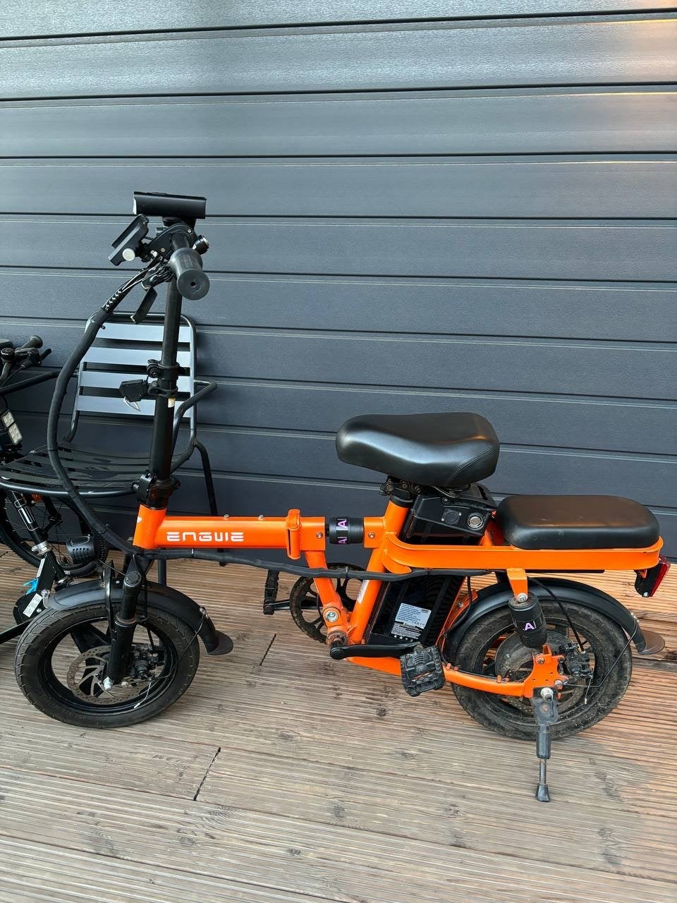 Engwe opvouwbare elektrische fiets - Oranje, Gebruikt, Minder dan 47 cm, 30 tot 50 km per accu, Ophalen