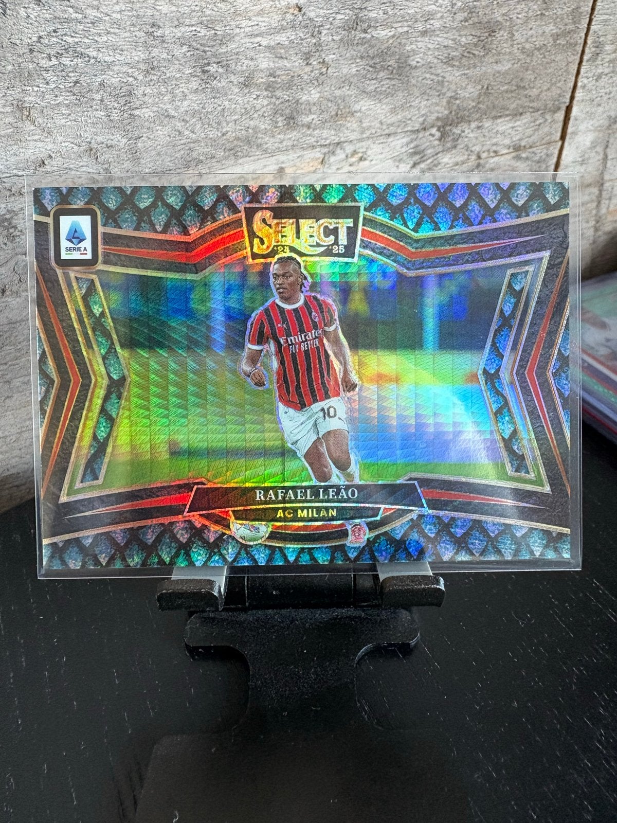 Rafael Leão AC Milan Panini Select Prizm Voetbalkaart 11/18, Verzenden, Zo goed als nieuw, Buitenlandse clubs, Spelerskaart