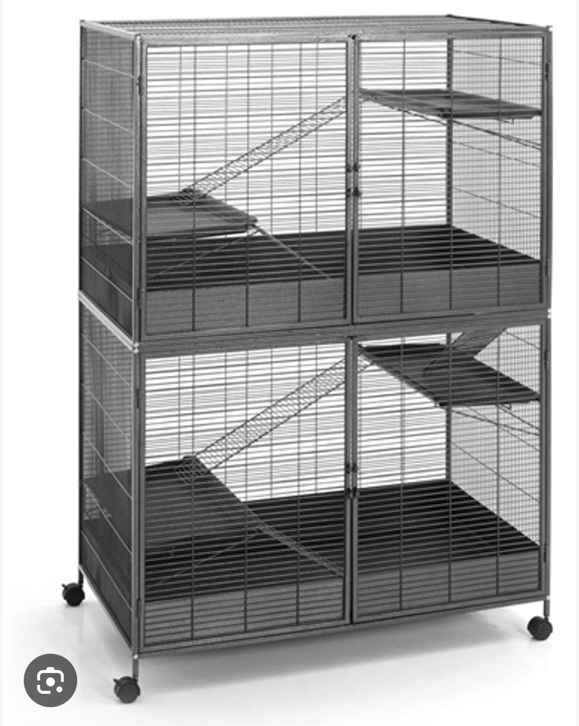 Savic Suite Royale Rattenkooi Xl Antraciet, Ophalen, Kooi, Chinchilla, 90 cm of meer