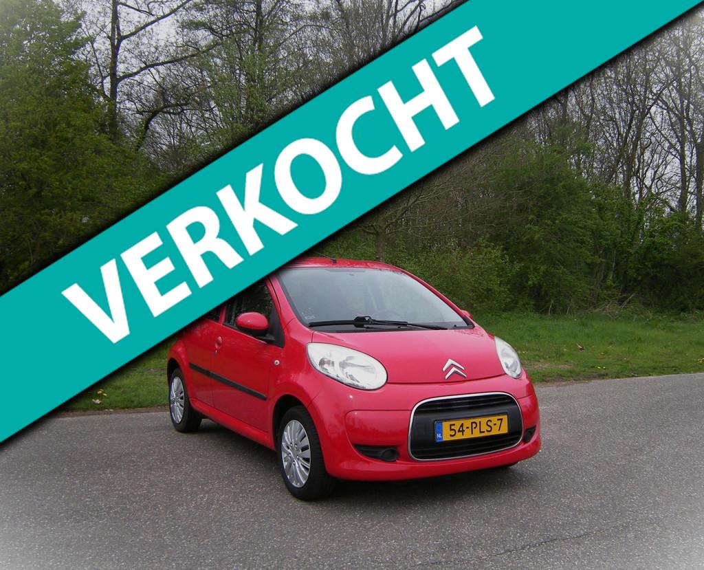 Citroen C1 1.0-12V Ambiance . 5 Deurs AUTOMAAT . Centrale ve, Euro 5, Gebruikt, Zwart, 4 stoelen