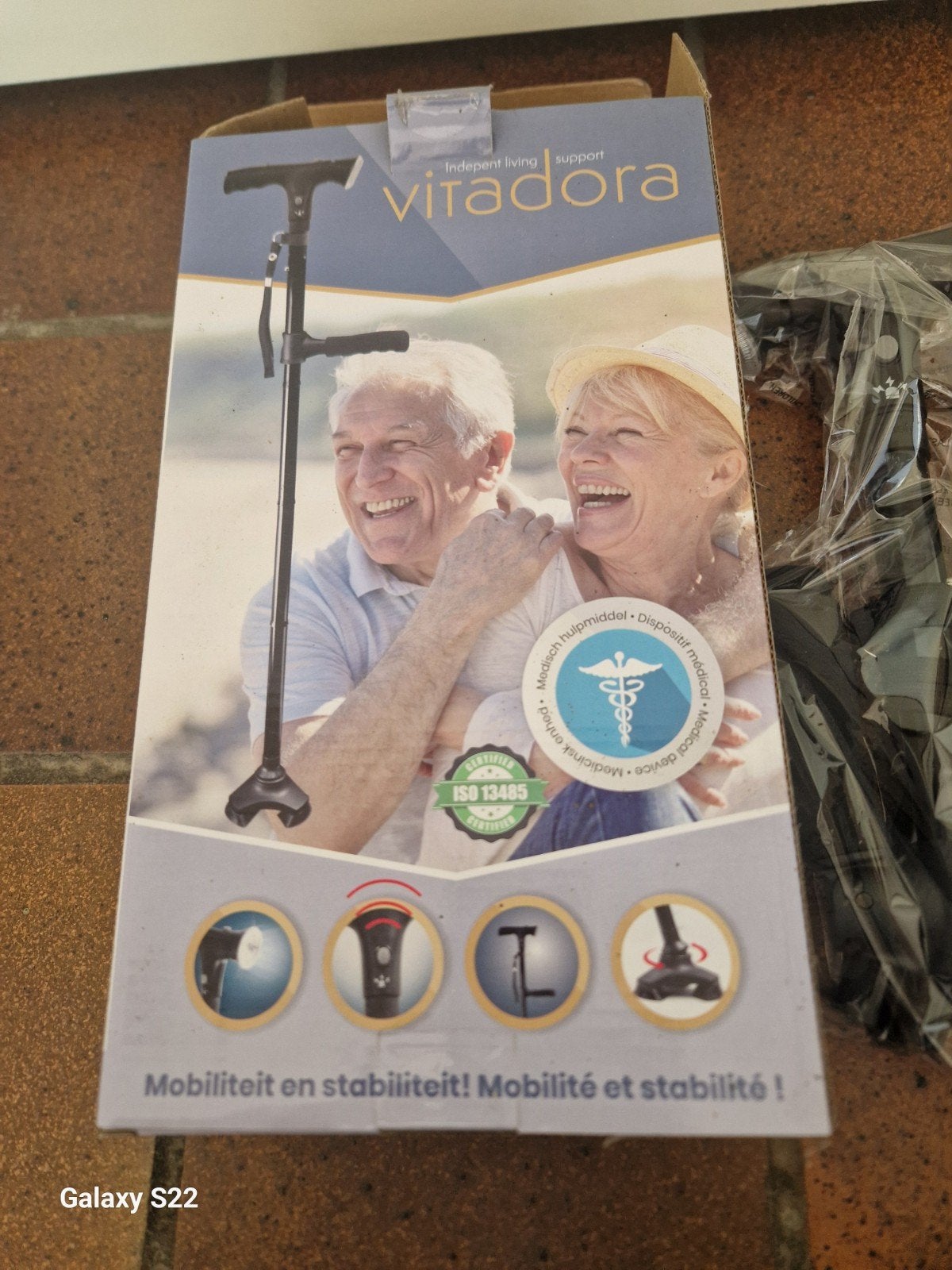 Vitadora opvouwbare wandelstok met verlichting. Nieuw, Diversen, Ophalen, Opvouwbaar, Nieuw