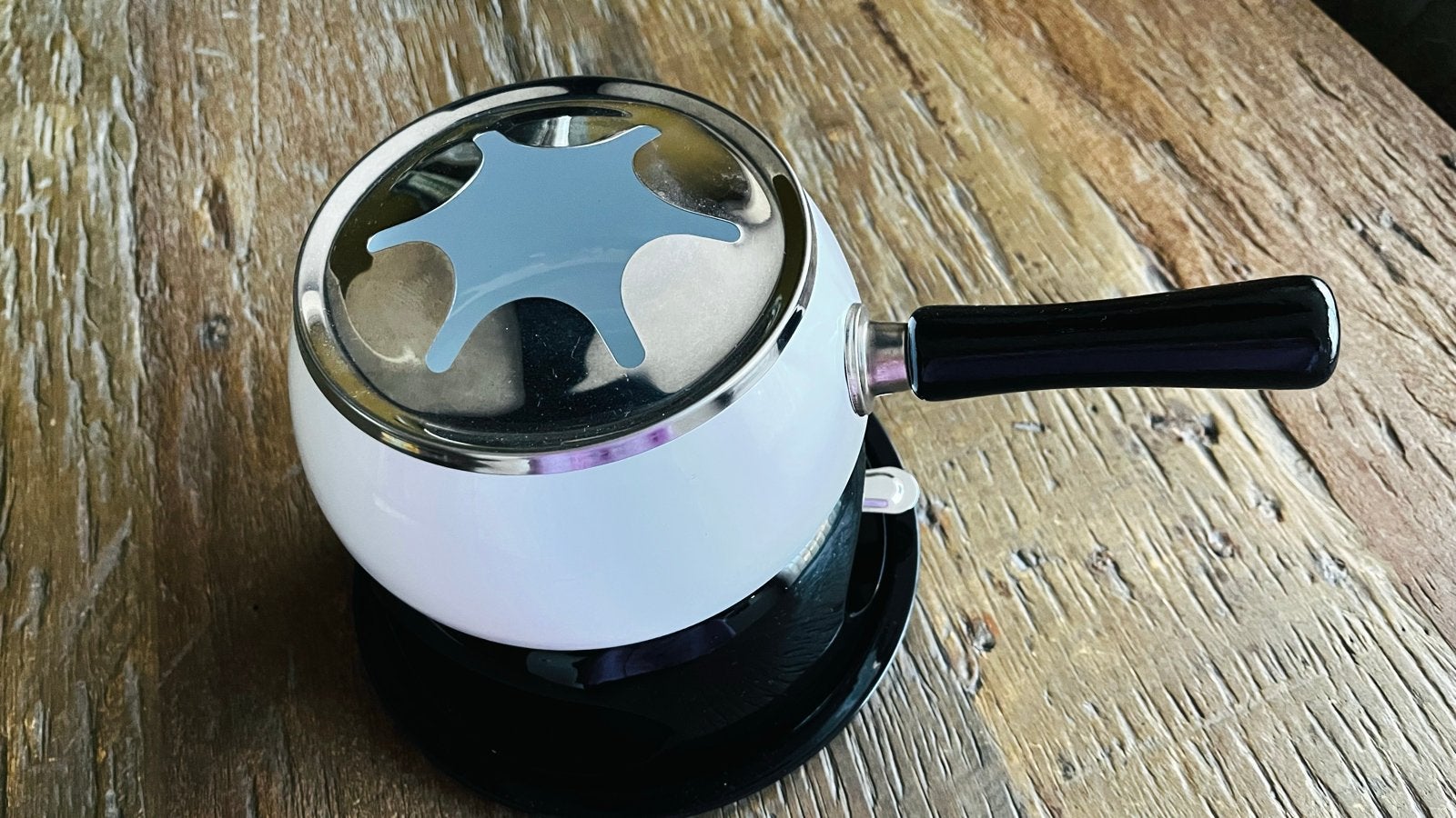 Vintage Fondueset, 6 persoons - Zo goed als nieuw, compleet, Ophalen, Zo goed als nieuw, Brander, Fondueset