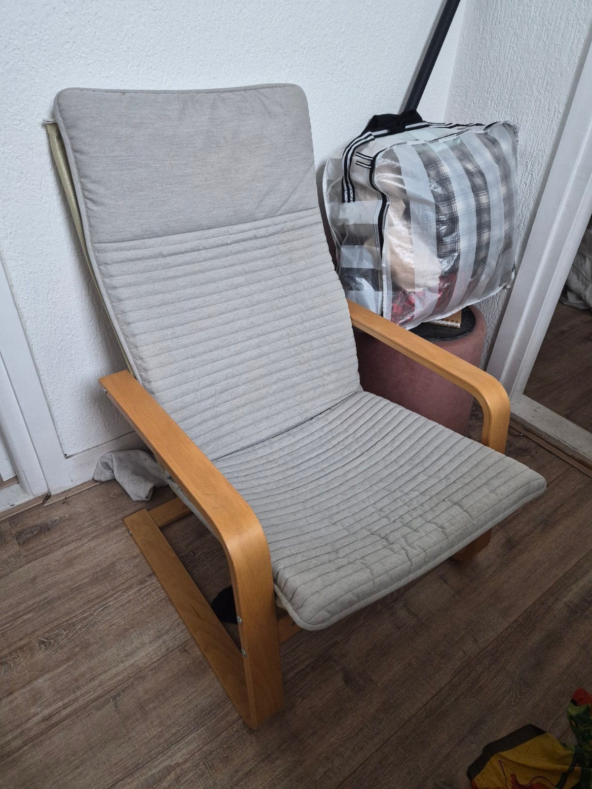 Ikea Poäng stoel, Ophalen, Gebruikt, Modern, Scandinavisch, 75 tot 100 cm