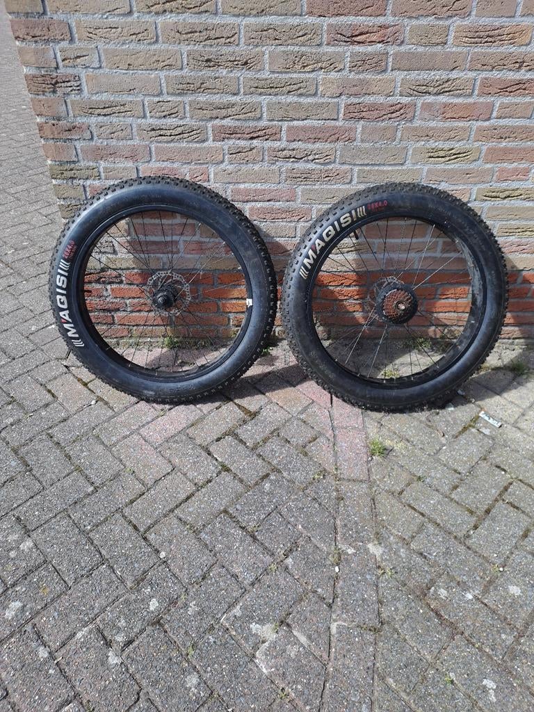 Fatbike cruiser bike wielen set, Gebruikt, Magisi, Ophalen, Wiel