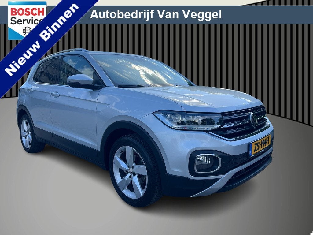 Volkswagen T-Cross 1.0 TSI Style virtual cockpit, trekhaak,, Voorwielaandrijving, Gebruikt, Origineel Nederlands, Bedrijf