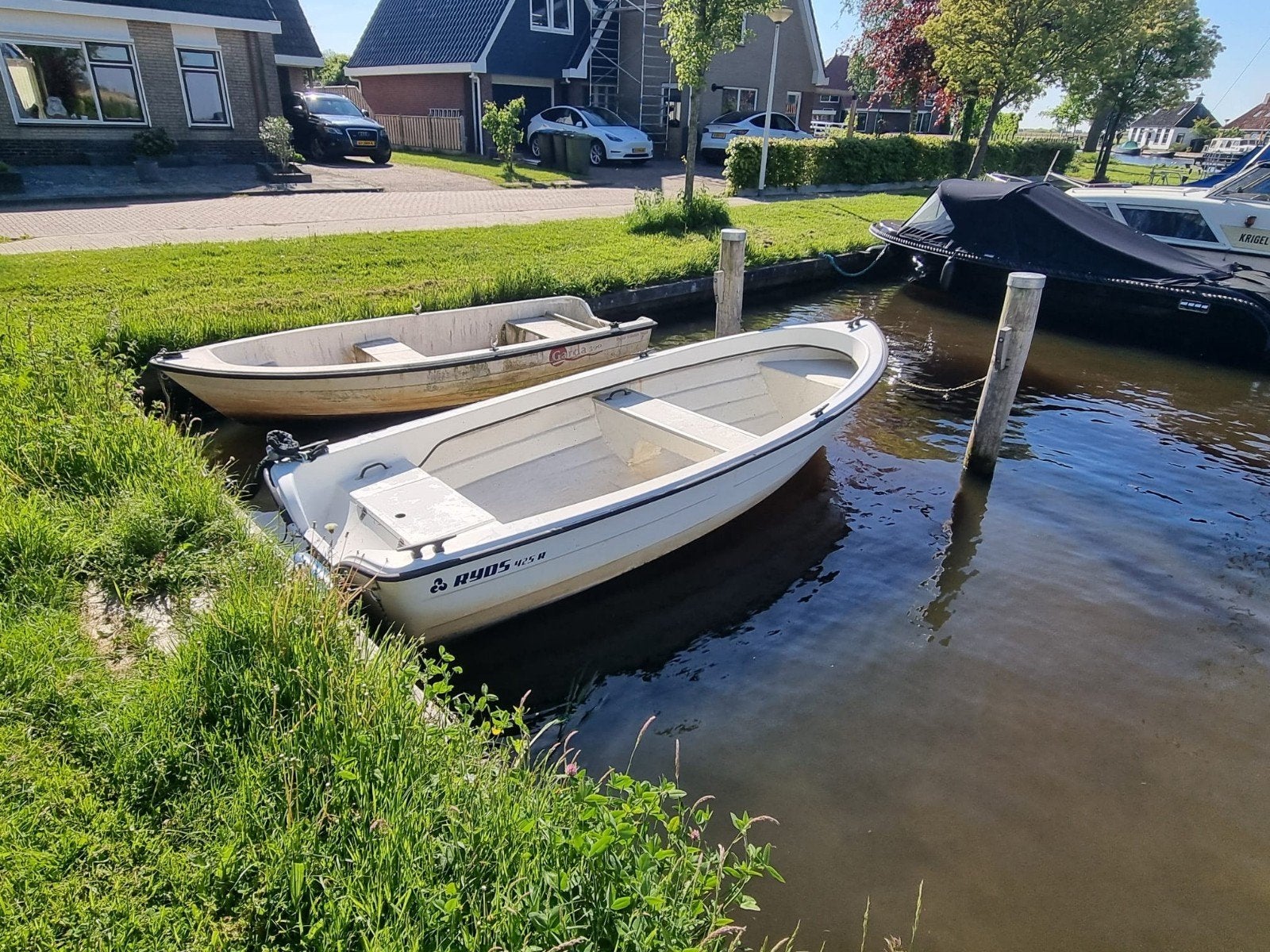 Ryds 425R toer/visboot (Zweedse kwaliteit), Ophalen, Gebruikt, Polyester, Buitenboordmotor
