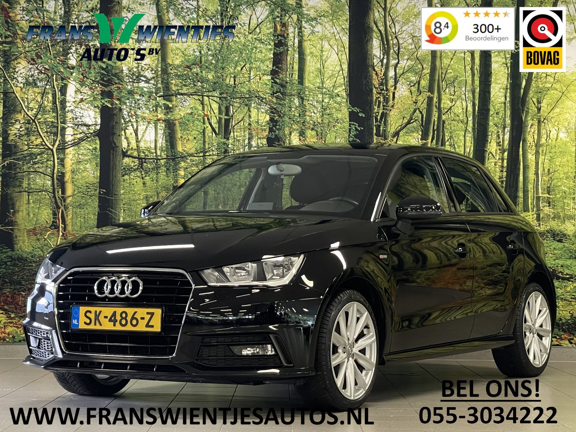 Audi A1 Sportback 1.0 TFSI Adrenalin | Bluetooth | Aircondit, Auto's, Voorwielaandrijving, Stof, 4 stoelen, Verwarmde buitenspiegels