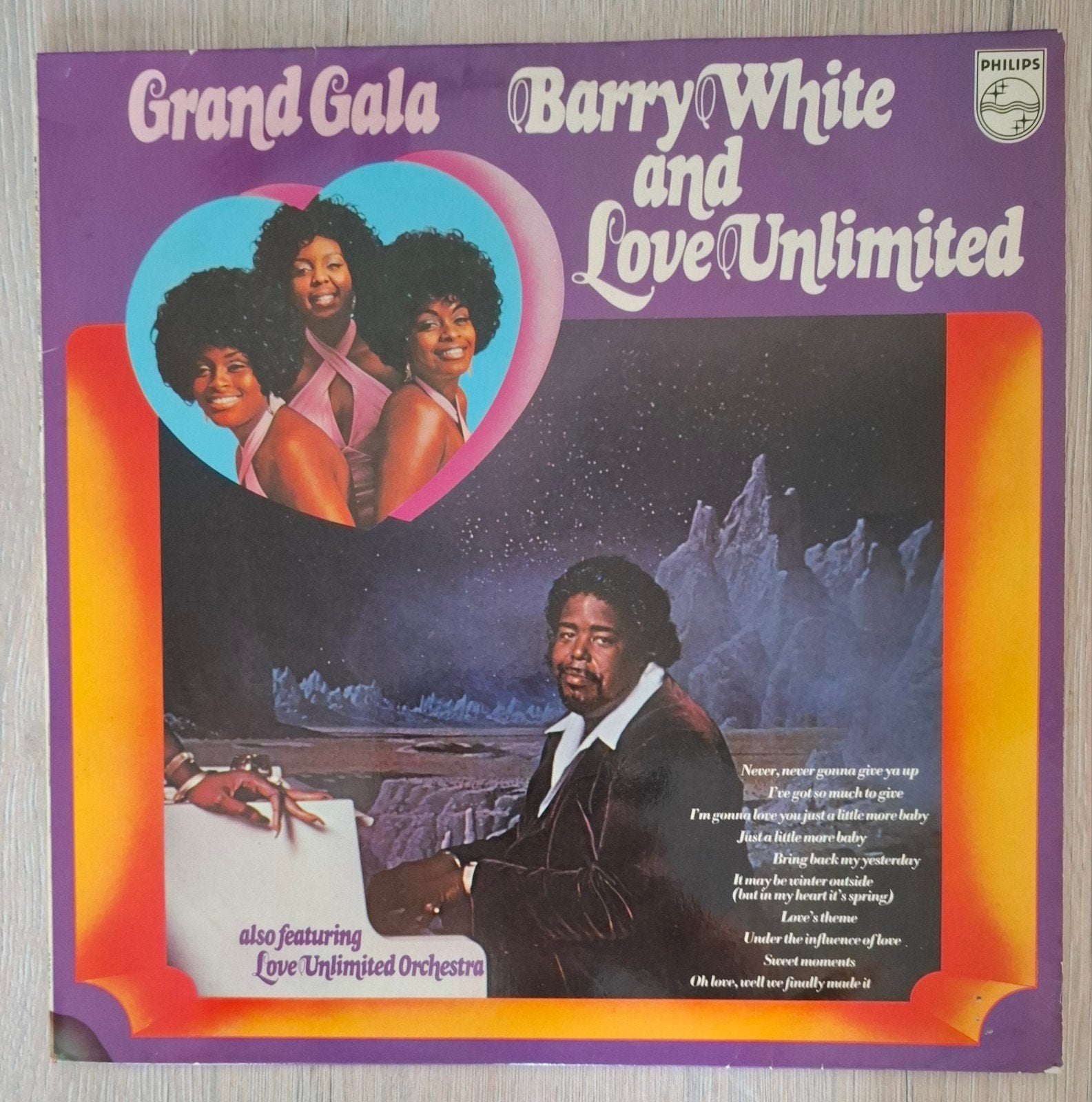 Barry White & Love Unlimited - Grand Gala LP (Philips), LP, Gebruikt, Pop, Ophalen of Verzenden