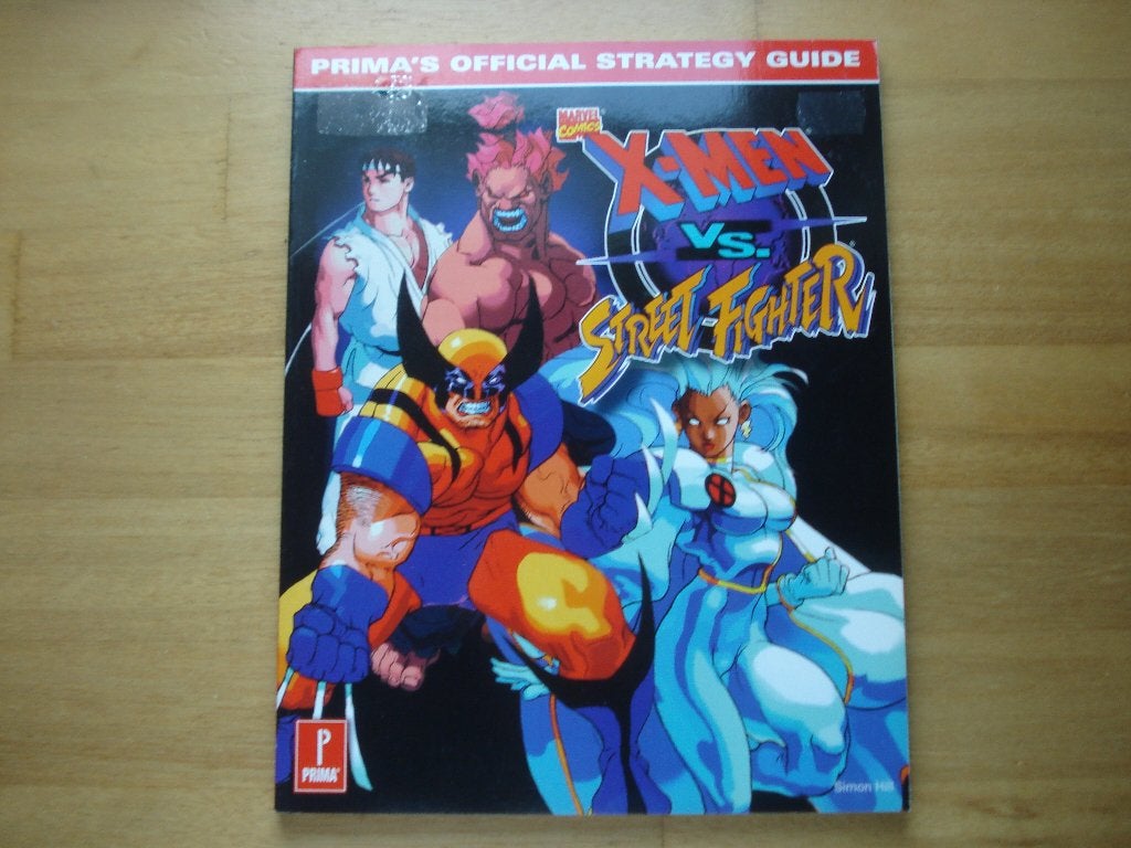 x-men vs street fighter ps1 strategy guide, Spelcomputers en Games, 1 speler, Racen en Vliegen, Ophalen of Verzenden, Zo goed als nieuw