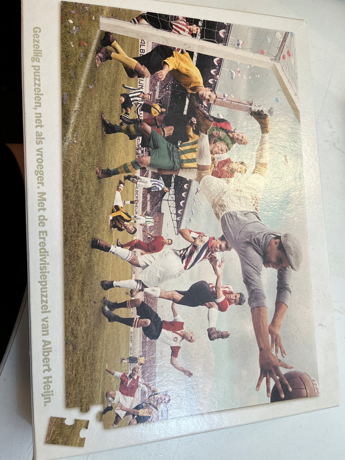 Albert Heijn Eredivisiepuzzel - Voetbalhelden van toen, Verzamelen, Albert Heijn, Ophalen of Verzenden