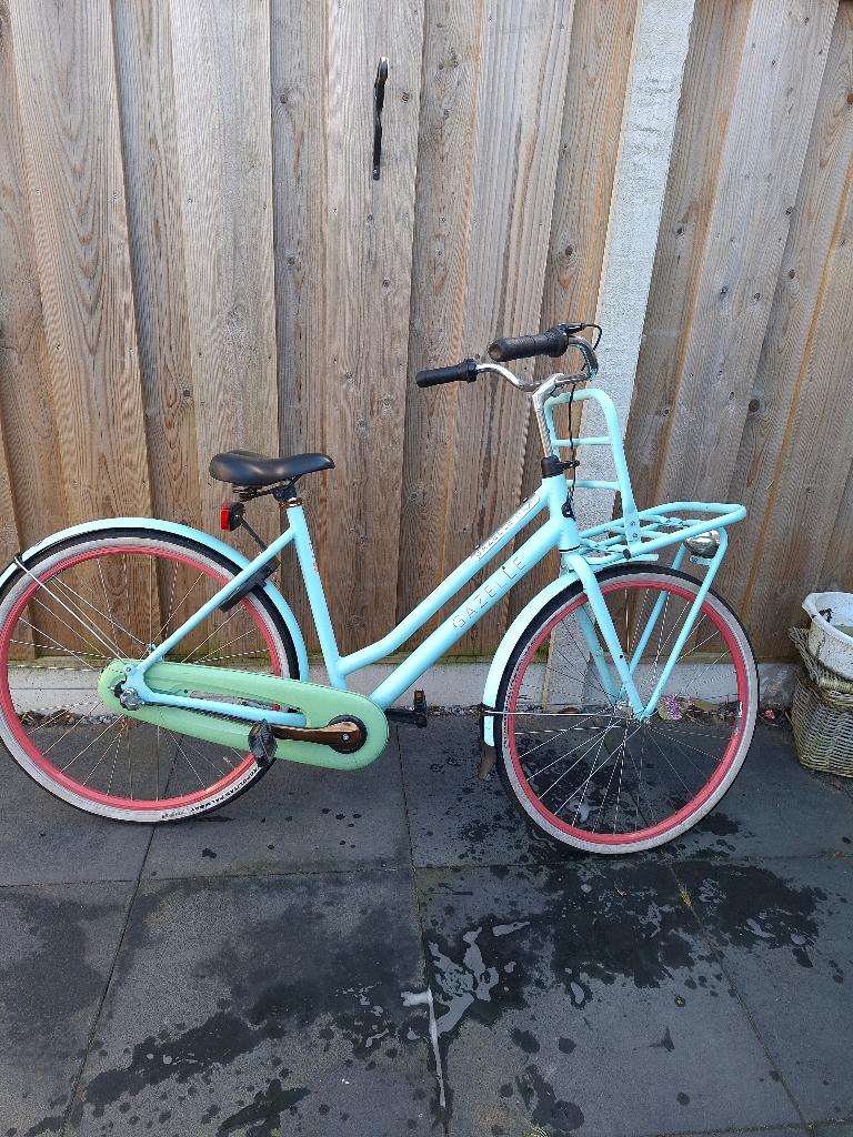 Gazelle dames fiets, Fietsen en Brommers, Fietsen | Dames | Damesfietsen, Ophalen, Terugtraprem, 47 tot 50 cm, Versnellingen