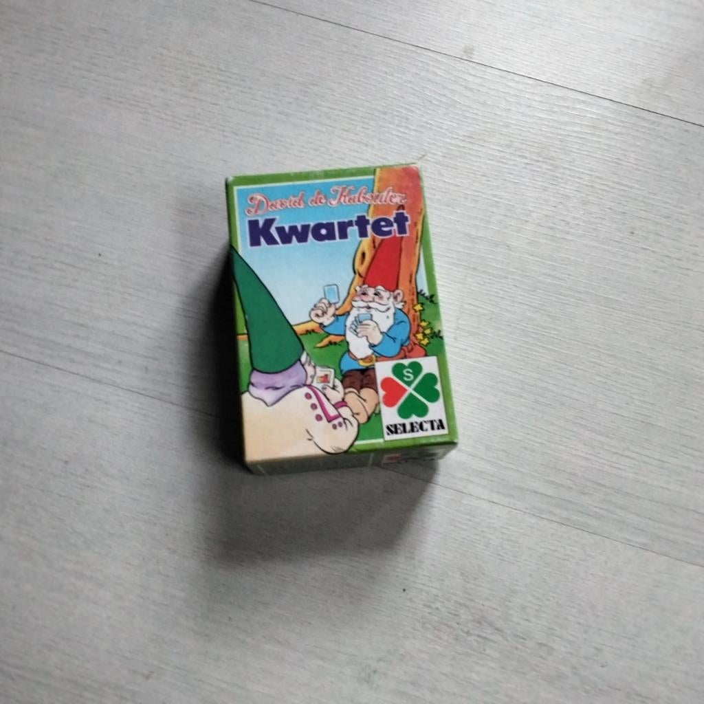 David de Kabouter Kwartetspel - Nostalgisch Kaartspel, Hobby en Vrije tijd, Vijf spelers of meer, Ophalen of Verzenden, Gebruikt