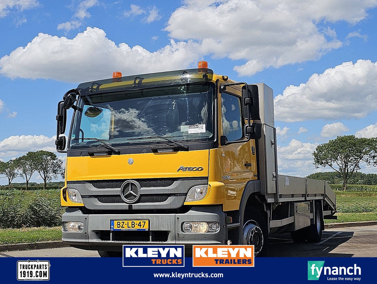 MERCEDES-BENZ ATEGO 1218 l, Auto's, Euro 5, 2 stoelen, 177 pk, Te koop