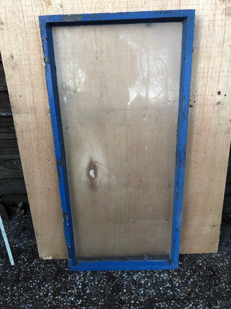 glas met metalen raam kozijn  voor kas en broeibak., Ophalen, Gebruikt, Minder dan 80 cm, Gevelraam of Ruit