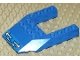 Lego Blue Wedge 6 x 8 Cutout with Zigzag Arrows Pattern, Gebruikt, Overige thema's, Lego, Overige typen