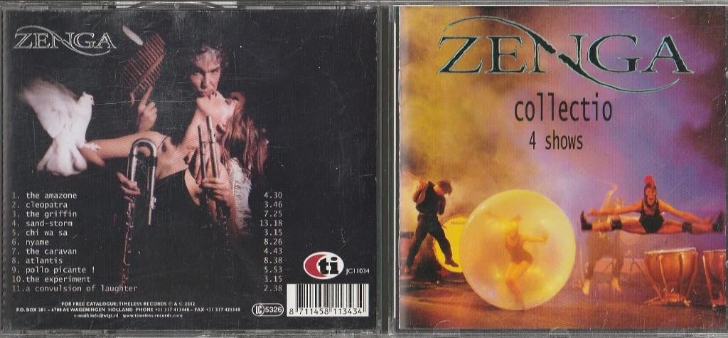 Zenga - Collectio 4 Shows CD 2002, Ophalen of Verzenden, Zo goed als nieuw, Overige soorten