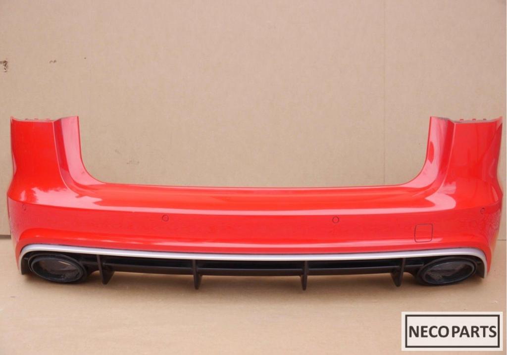 AUDI RS6 C7 4G ACHTERBUMPER 6xPDC ORIGINEEL ALLES LEVERBAAR!, Gebruikt, -, Achter, -