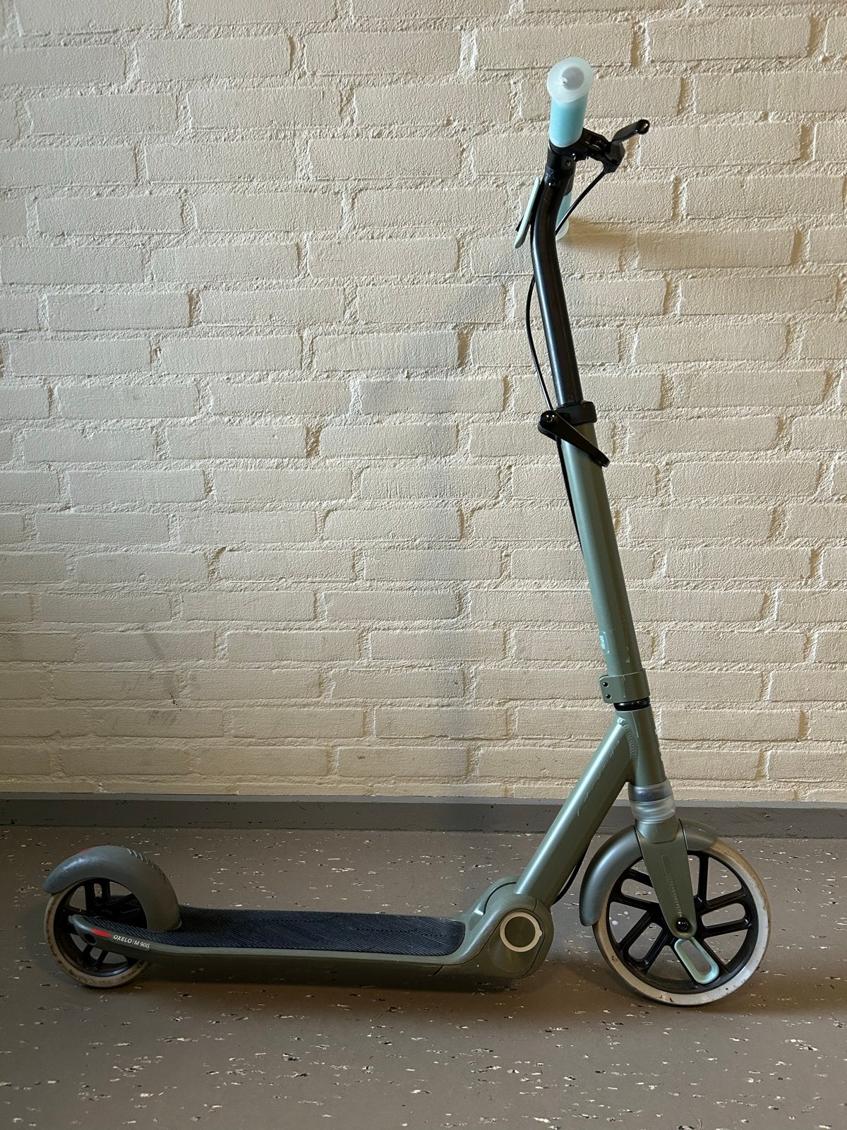 OXELO Kinderstep M900 kakigroen/lichtblauw, Ophalen, Gebruikt, Gewone step