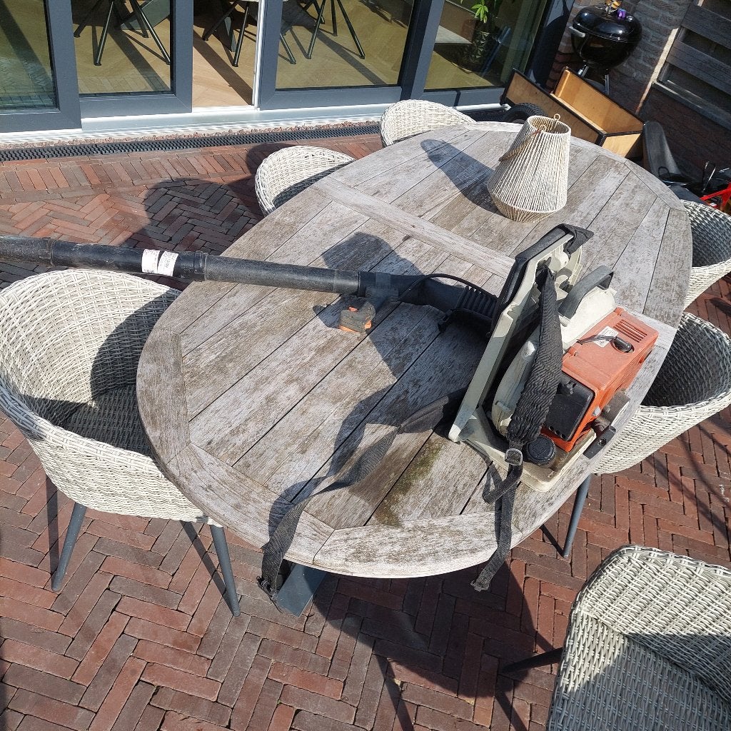 Bladblazer stihl br400, Tuin en Terras, Ophalen, Gebruikt, Ruggedragen, Stihl