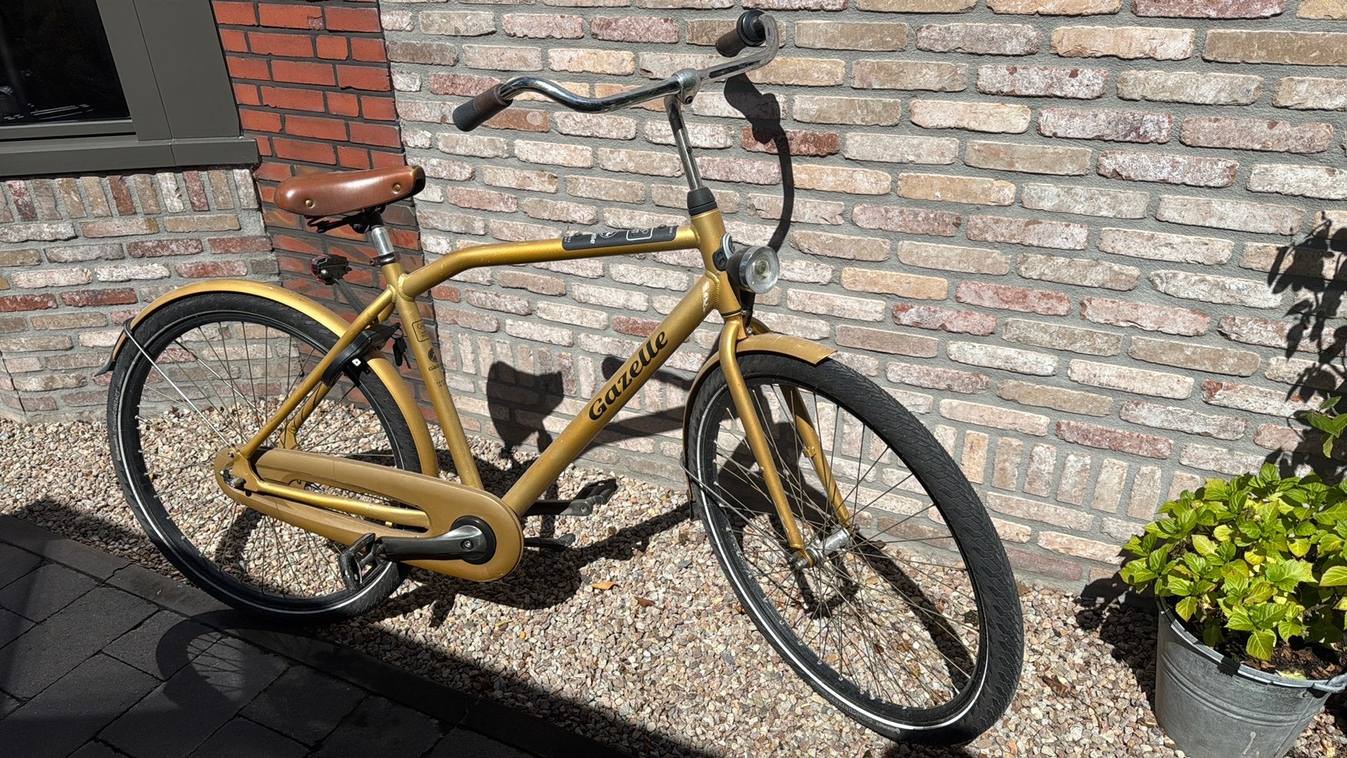Gazelle noc/nsf fiets heren nr 205, Fietsen en Brommers, Fietsen | Cruisers en Lowriders, N, N, Aluminium, Ophalen of Verzenden