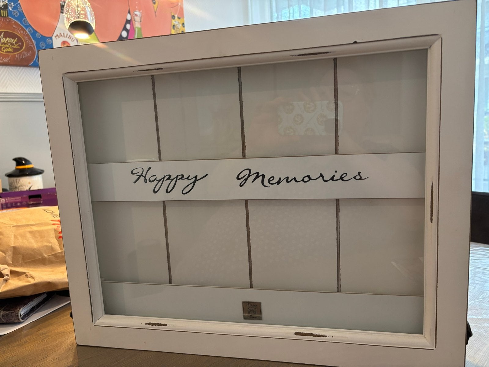 Fotolijst Riviera Madison - Happy Memories, Ophalen of Verzenden, Zo goed als nieuw, Fotolijst, Met glas