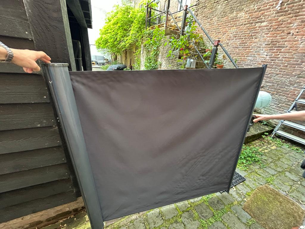 Bois Le Duc Zijscherm Antraciet 130x300 cm, Ophalen, 300 cm of meer, Screen, Minder dan 250 cm